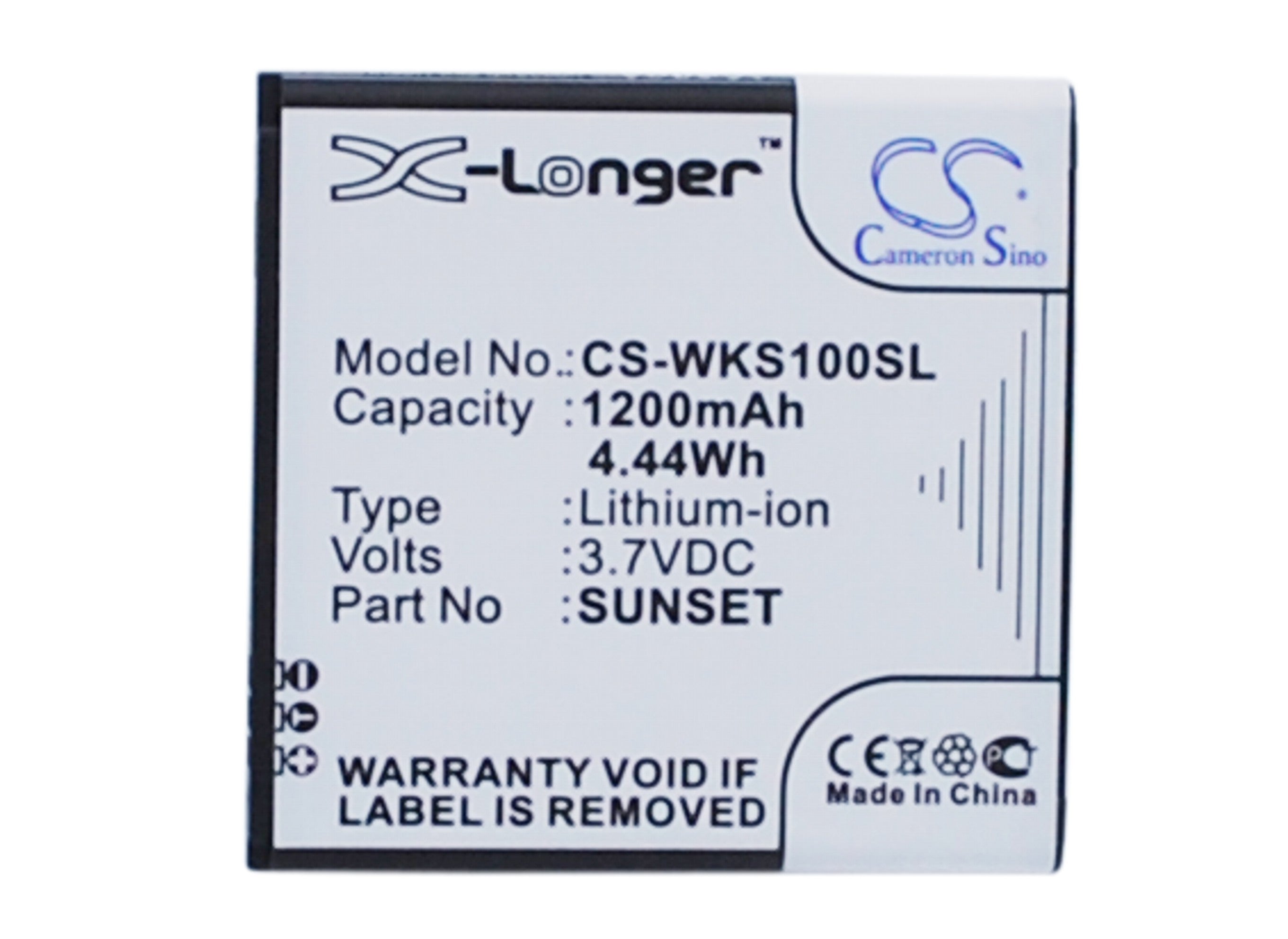 1200mAh Replacement Battery for BLU Advance 4.0 L2 & Wiko Sunset - 3.7V Li-ion Phone Battery