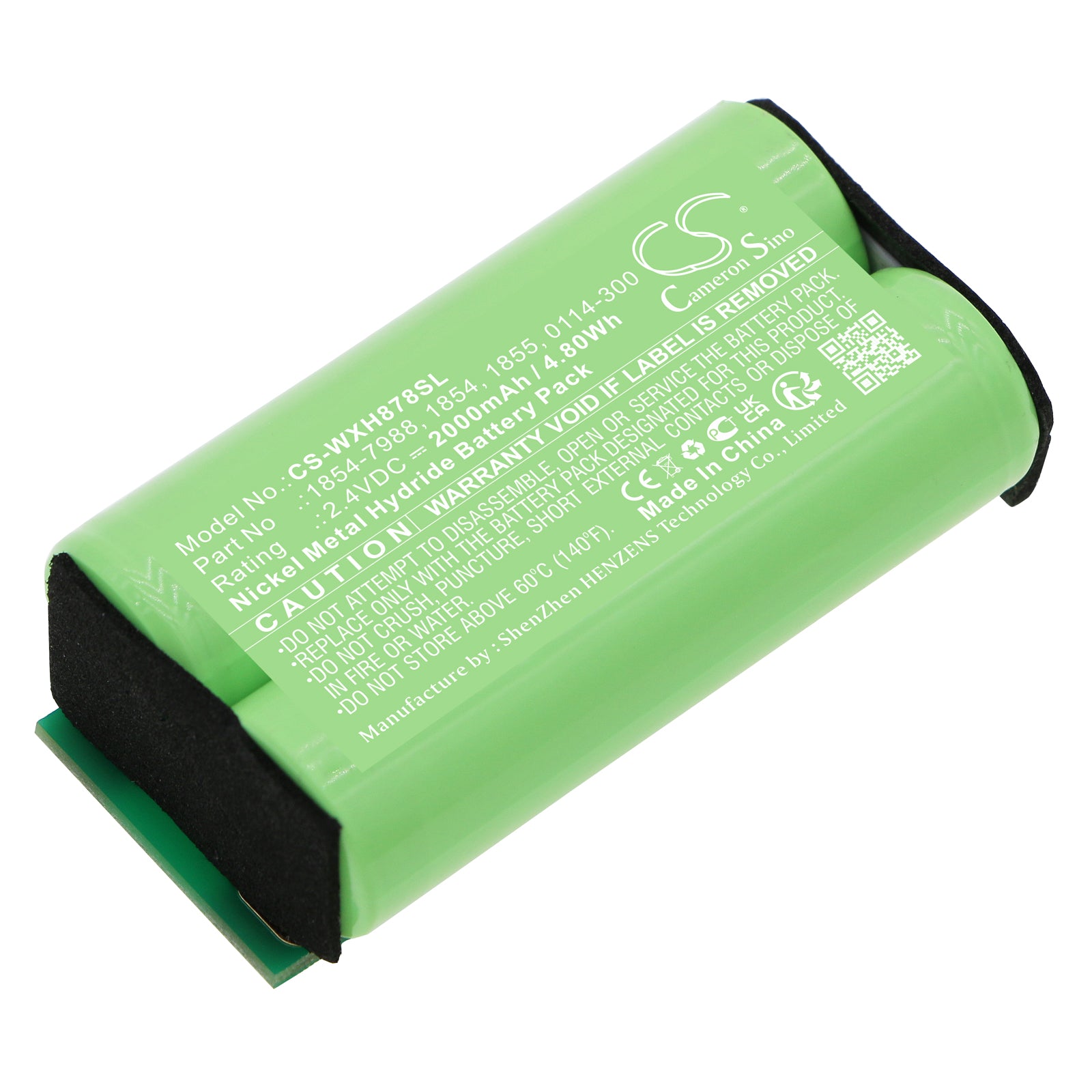 2000mAh Battery Replacement for Wahl Arco, Arco SE, 8786 Animal Clippers - Ni-MH 2.4V