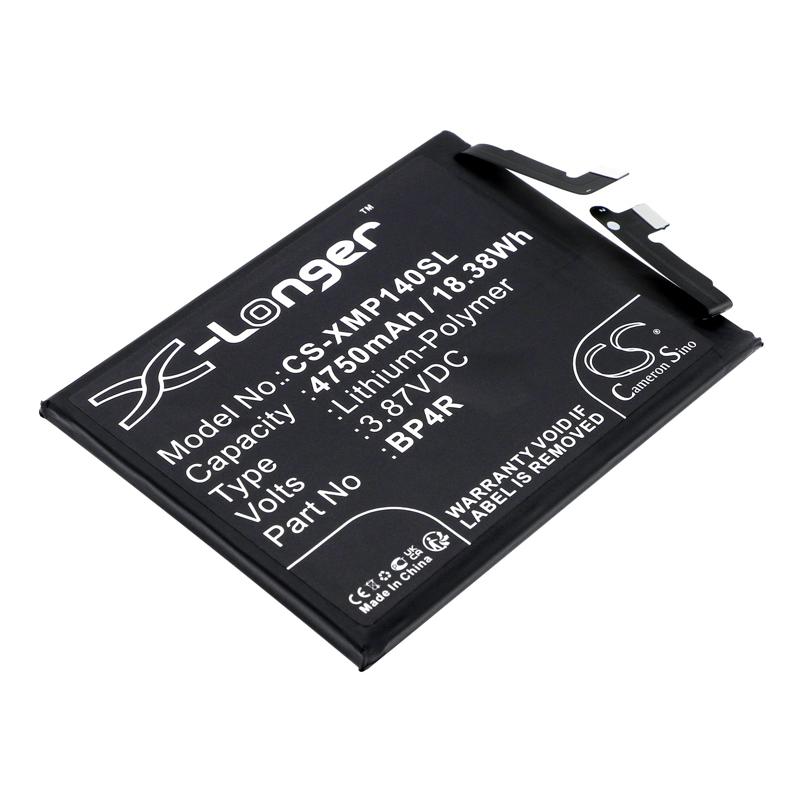 4750mAh BP4R Replacement Battery for Xiaomi 14 Pro - 3.87V Li-Polymer Smartphone Battery