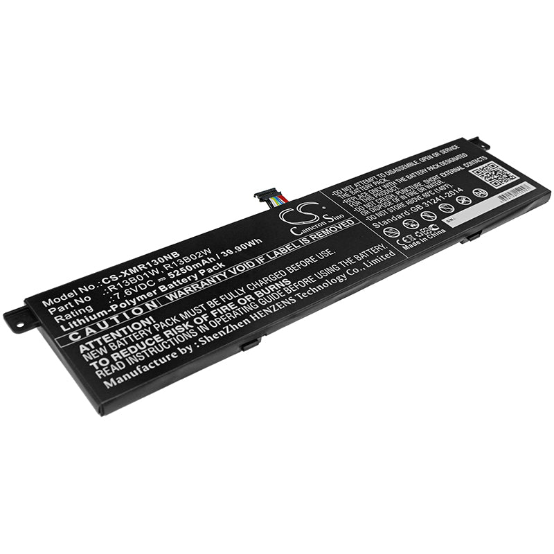 5250mAh Laptop Battery Replacement for Xiaomi Mi Notebook Air 13.3" 2018 (7.6V 39.9Wh) - Inchmi Aair 13.3" Compatible