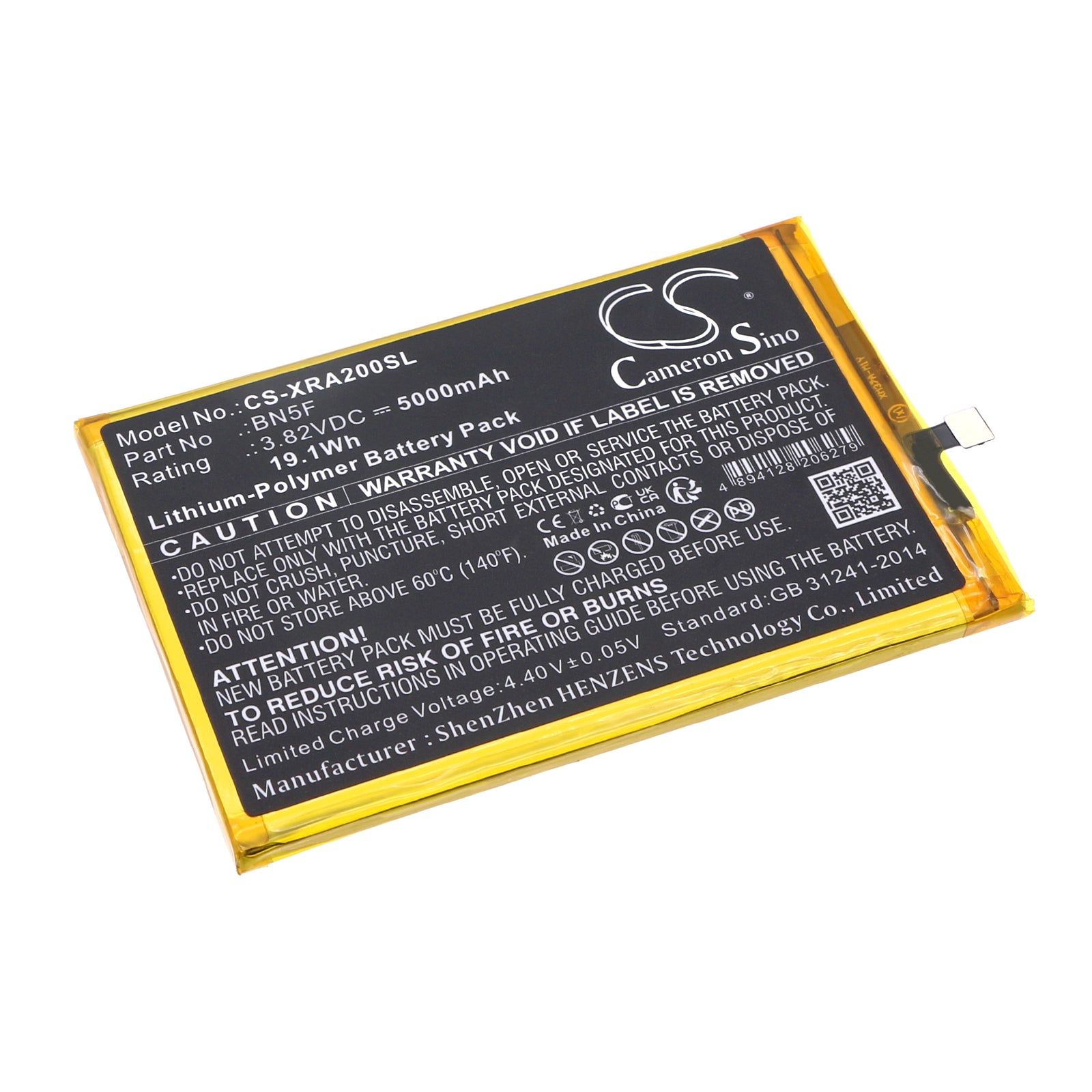 5000mAh Li-Polymer Replacement Battery for Xiaomi Redmi A2 (23028RN4DG, 23026RN54G) - Model BN5F - Phone Repair