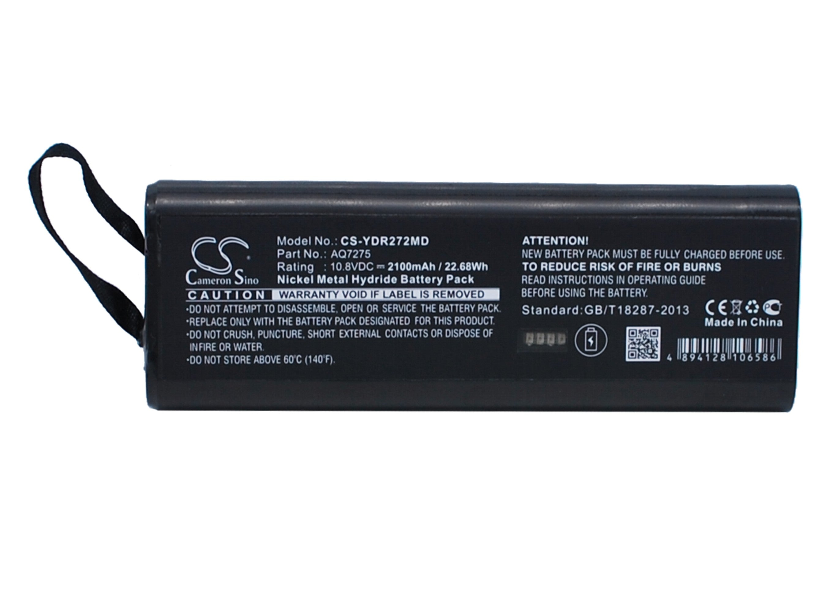 2100mAh Battery for Yokogawa OTDR AQ7275/AQ7270: 10.8V Ni-MH Replacement - Medical Equipment Power Solution