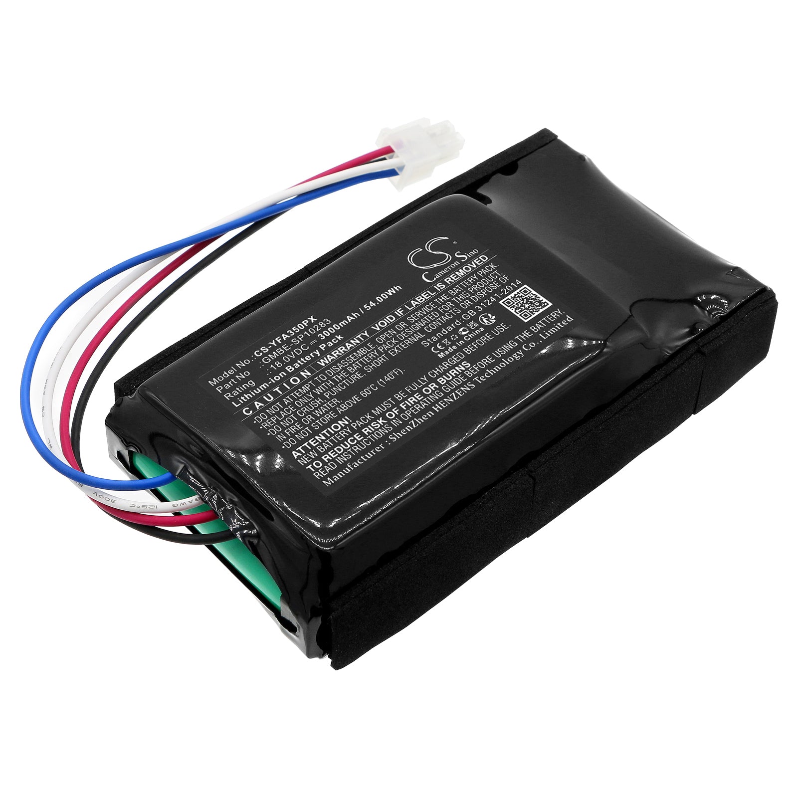 Yard Force Amiro 18V 3000mAh Li-ion Replacement Battery for 350, 400, Compact Series Robotic Lawn Mowers