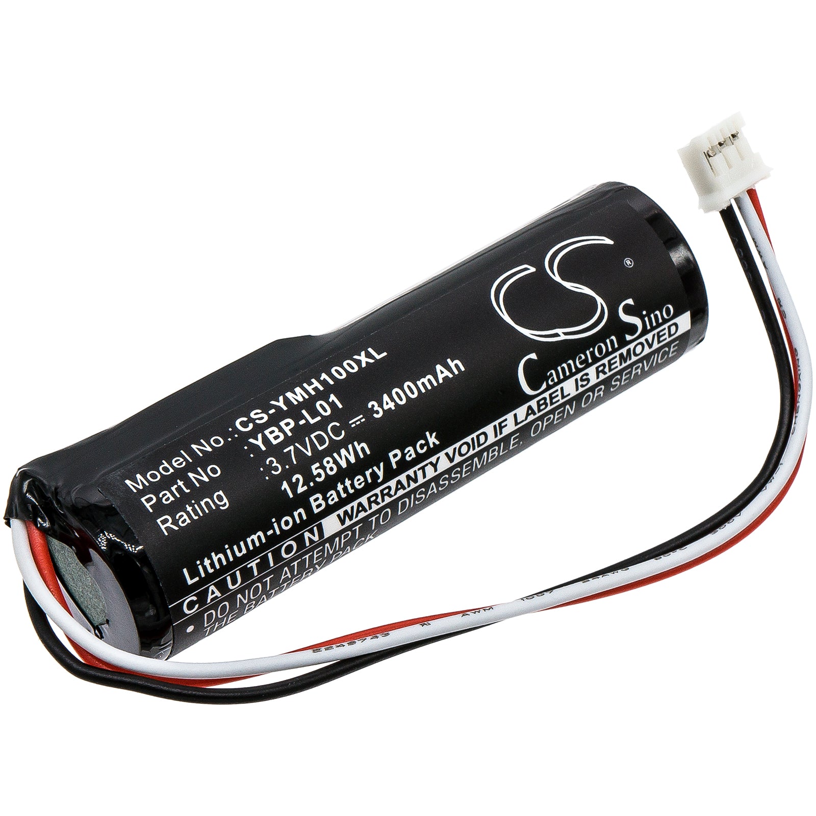 Yamaha YBP-L01 E-Bike Battery: 3.7V 12.58Wh Li-ion Replacement for Power Assist Bicycles, 6.1x20.6x18.6mm