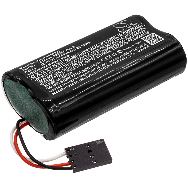 YSI ProDSS/ProSolo Water Quality Meter Battery - 6800mAh, 3.7V Li-ion Replacement (626870-1/2)