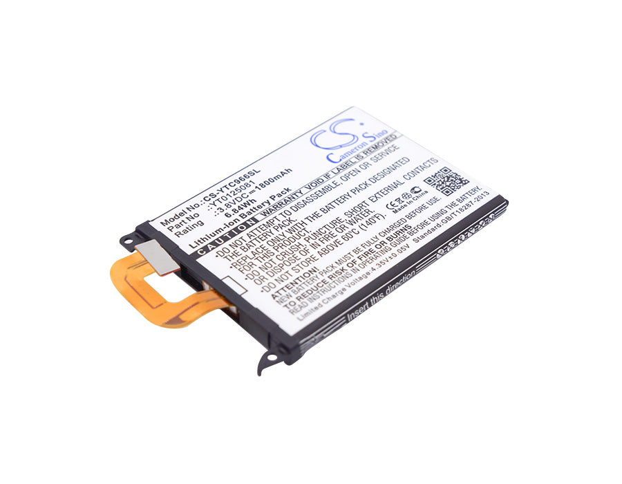 YOTAPHONE C9660 Replacement Battery - 1800mAh, 3.8V Li-ion, Premium Grade, Smartphone Battery