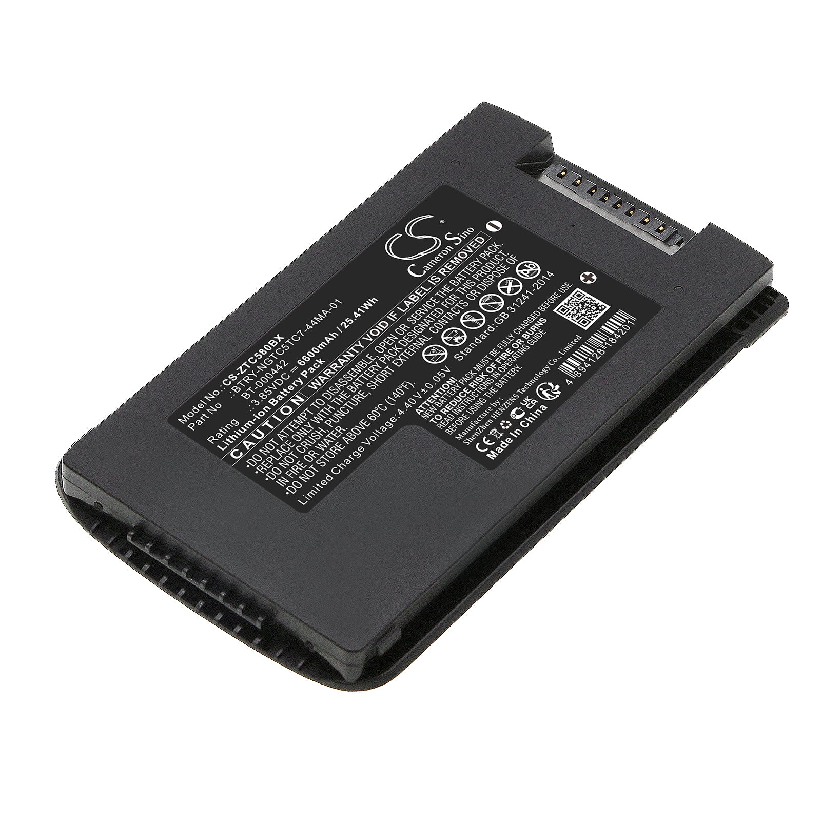 6600mAh Extended Battery for Zebra TC53 TC58 TC73 TC78 TC5301 Scanners - High Capacity Replacement BTRY-NGTC5TC7-66MA-01