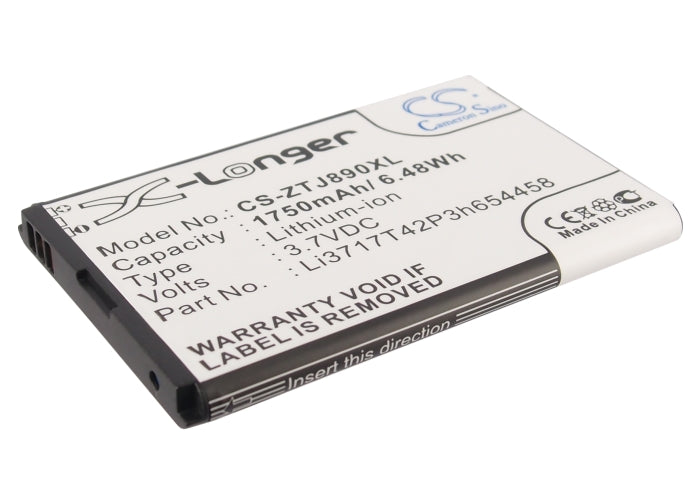 1750mAh Replacement Battery for Verizon Jetpack 890L 4G LTE Hotspot - Li-ion 3.7V 6.48Wh