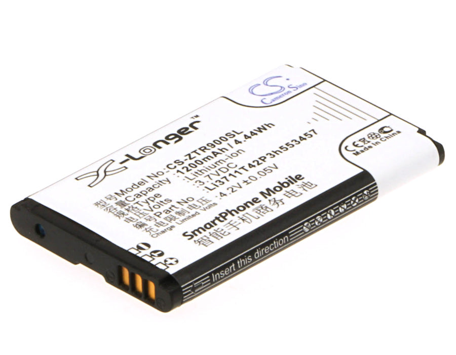 1200mAh Replacement Battery for Telstra R90 Tough T90 T6 T108 T100 Racer X850 Mobile - 3.7V Li-ion