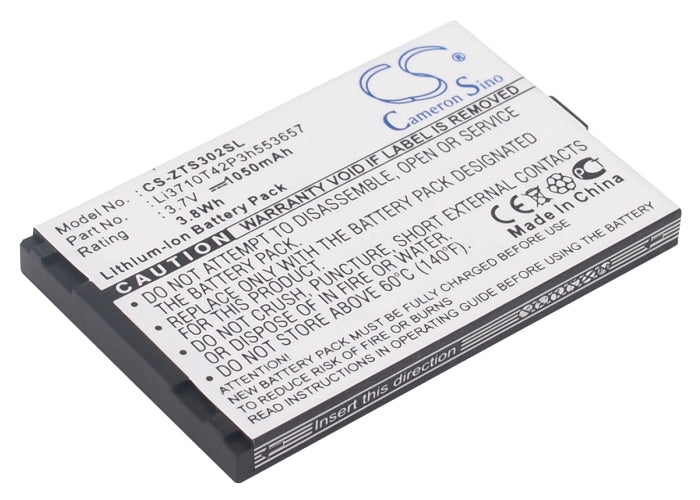 1050mAh Replacement Battery for Aligator A300, MyPhone MP-S-I, ZTE Li3710T42P3h553657 - 3.7V Li-ion Phone Battery