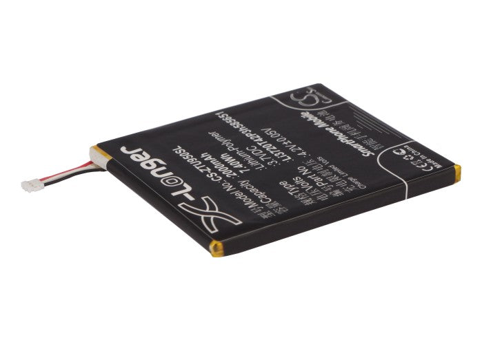 2000mAh Replacement Battery for ZTE U950 Grand X Pro - 3.7V Li-Polymer - Fits V955 & N880G Series