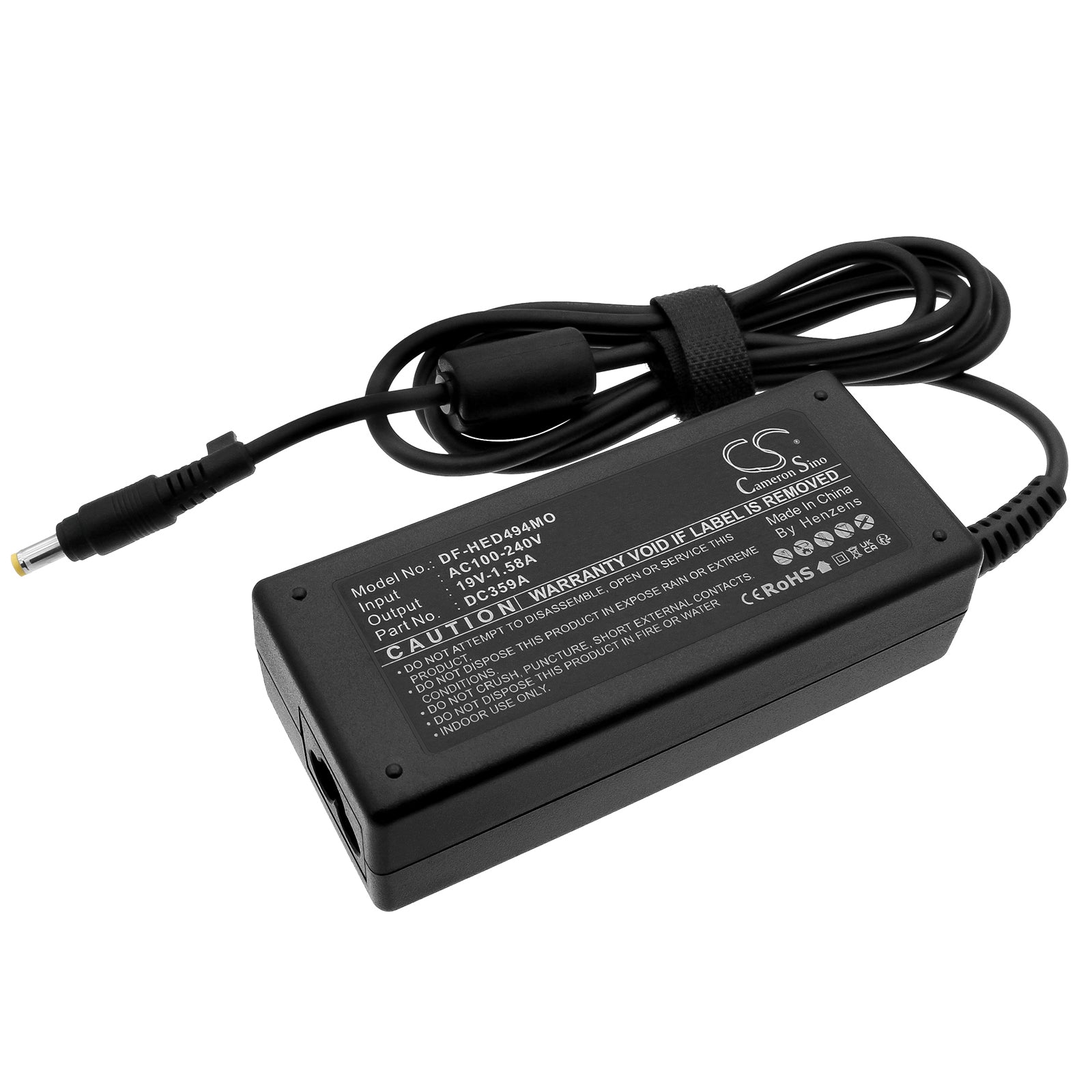 65W Laptop Charger for Compaq Presario CQ42 CQ62 - 4.8x1.7mm Connector - HP Replacement Adapter