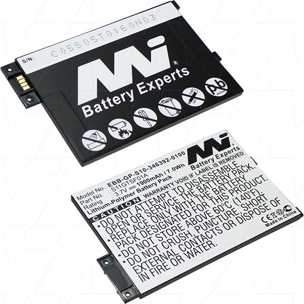 MI Battery Experts EBB-GP-S10 Kindle eReader Battery - 1.9Ah High-Capacity, 3.7V Lithium-Ion Replacement for Extended Reading Sessions
