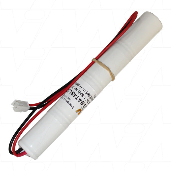 MI Battery Experts ELB-BAT4SLSC 4.8V 1.6Ah NiCd Emergency Lighting Battery Pack - Rapid Response, Long-Lasting Backup Power