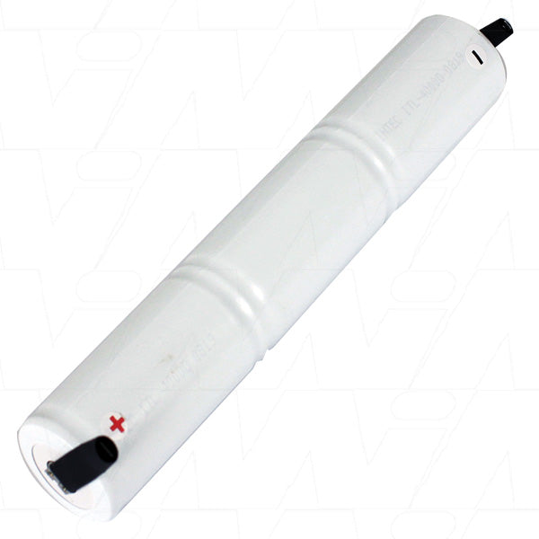 MI Battery Experts ELB-BP4-3 Emergency Lighting Battery Pack - 3.6V 4Ah NiCd, 14.4Wh, Compact 32.4mm Profile, for Commercial & Industrial Use