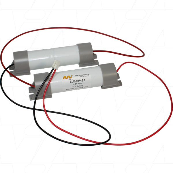 MI Battery Experts ELB-BP4S2 4.8V 4.0Ah NiCd Battery Pack - Professional-Grade Power for Emergency Lighting & Industrial Applications