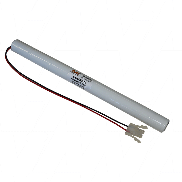 MI Battery Experts ELB-BP840COL Emergency Lighting Battery 8.4V 1.6Ah NiCd for Reliable Backup Power in Commercial Buildings & Hospitals