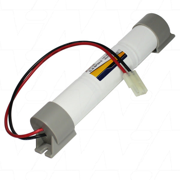 MI Battery Experts ELB-BPS4-3 3.6V 4Ah NiCd Battery Pack for Emergency Lighting & Industrial Control Equipment - Pro-Grade Power