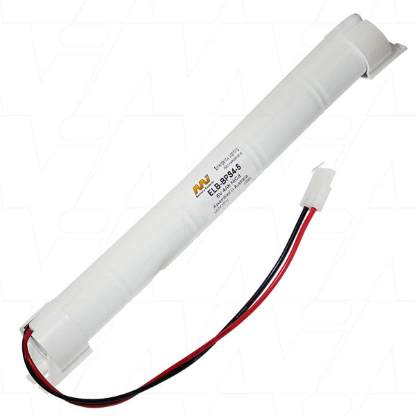 Emergency Lighting Battery 6V 4Ah NiCd | MI Battery Experts ELB-BPS4-5 | Rapid Response, Extended Life for Commercial Safety Systems