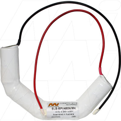 Professional-Grade 4.8V 4.5Ah NiMH Emergency Lighting Battery Pack - Rapid Response, Long-Lasting Power for Commercial Safety Systems