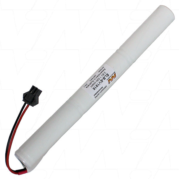 ELB-EV1916 3.6V 1.5Ah NiMH Battery Pack for Emergency Lighting & Critical Safety Equipment - Professional-Grade Power