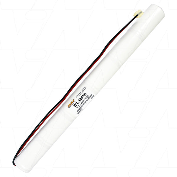 MI Battery Experts ELBP6 Emergency Lighting Battery Pack - 7.2V 4Ah NiCd - Extended Runtime for Commercial & Industrial Use