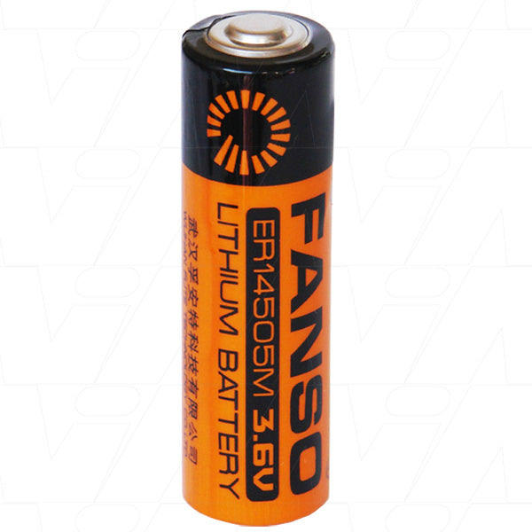 FANSO ER14505M 3.6V AA Lithium Battery 2.1Ah Capacity for IoT, Smart Meters & Industrial Sensors - Long-Life