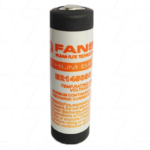 Fanso ER14505S-150 3.6V Lithium Thionyl Chloride AA Battery for Professional Measurement Instruments, 1.8Ah Capacity