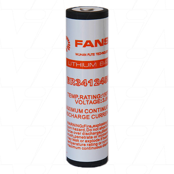 FANSO ER341245S-150 DD Lithium Thionyl Chloride Battery 25Ah 3.6V for Professional Instrumentation & Exploration Equipment