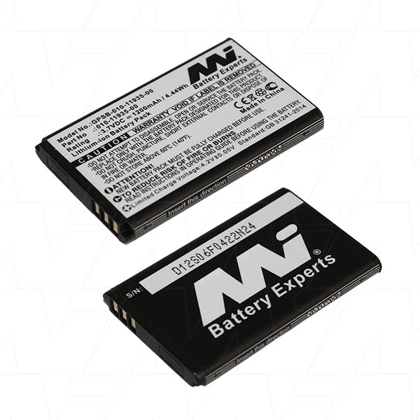 MI Battery Experts GPSB-010-11935-00-BP1 3.7V 1.2Ah Lithium-Ion GPS Battery - Professional-Grade, 25g Lightweight, 4.4Wh Output