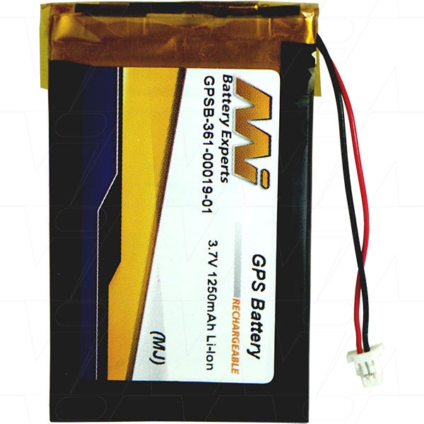 MI Battery Experts GPSB-361-00019-01 Lithium-Ion GPS Battery | 3.7V 1.25Ah | 4.6Wh | Pro-Grade Power for Reliable Navigation