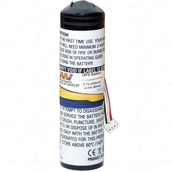 MI Battery Experts GPSB-361-00022-00 GPS Battery Pack - 2.3Ah Lithium-Ion, 3.7V, 8.5Wh, 106g - Professional-Grade Power for Reliable Navigation