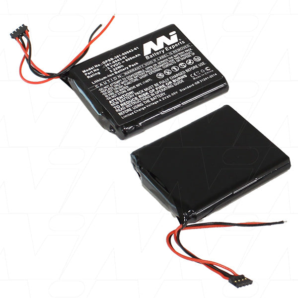 MI Battery Experts GPSB-361-00043-01-BP1 600mAh 3.7V Lithium-Ion GPS Battery - Professional-Grade Power for Uninterrupted Navigation