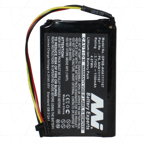 Professional GPS Battery MI Battery Experts GPSB-AHA1111107-BP1 | 3.7V 1.1Ah Li-Ion | 25g Compact Design for Surveying & Fleet Management