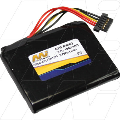 MI Battery Experts GPSB-AHL03711018-BP1 3.7V 1Ah Lithium-Ion GPS Battery for Professional Navigation Devices
