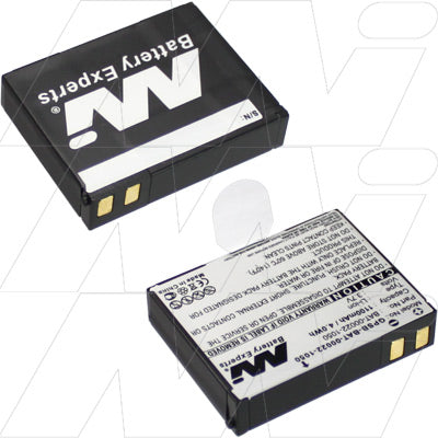 MI Battery Experts GPSB-BAT-00022-1050-BP1 Professional GPS Battery Pack, 3.7V, 1.1Ah, 25g, Compact for Surveyors & Outdoor Use