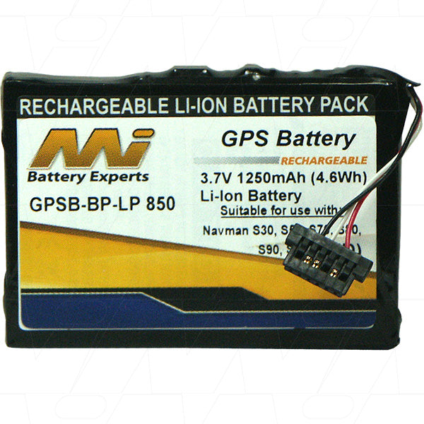 MI Battery Experts GPSB-BP-LP850 Lithium-Ion GPS Battery 3.7V, 1.25Ah, Professional-Grade Power for Surveying & Navigation Devices