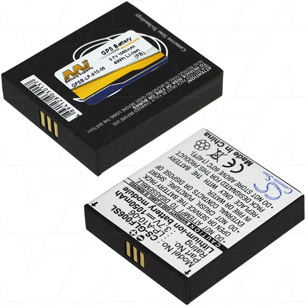 MI Battery Experts GPSB-LP-A10-06 GPS Battery Pack - 3.7V 1.05Ah Lithium-Ion, 24g Ultra-Light, Professional-Grade Power for Uninterrupted Navigation