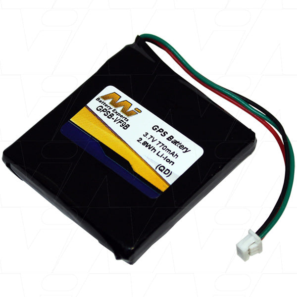 MI Battery Experts GPSB-VF9B-BP1 Professional GPS Battery Pack - 770mAh, 3.7V, 16g Lightweight - for Commercial Navigation & Surveying
