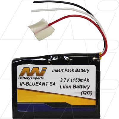 BlueAnt S4 Lithium-Ion Replacement Battery - 3.7V 1.15Ah for Wireless Headsets, 24g Ultra-Light, 5x38mm