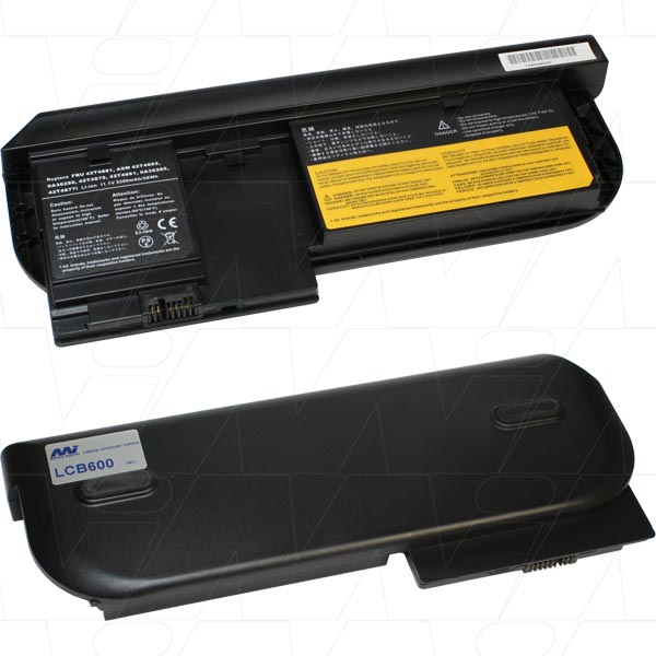 MI Battery Experts LCB600 Professional-Grade 11.1V 57.7Wh Lithium-Ion Laptop Battery - 5.2Ah Capacity, 345g Lightweight Design for Extended Mobile Computing