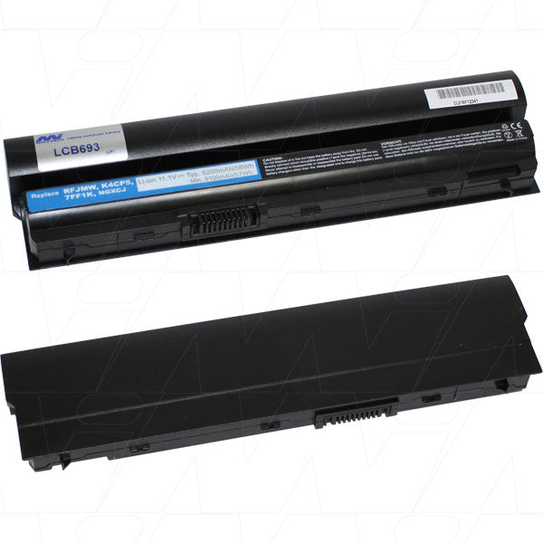 MI Battery Experts LCB693 Lithium-Ion Laptop Battery - 58.0Wh, 11.1V, 5.2Ah, Professional-Grade Power for Extended Mobile Computing