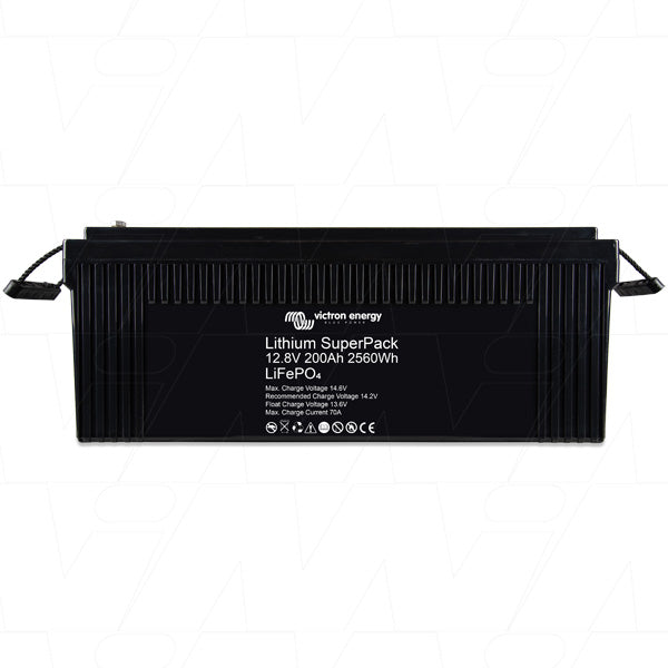 Victron Energy LFP-LSP12.8/200 LiFePO4 Battery 200Ah, 12.8V, 2560Wh Marine & Off-Grid Power Storage Solution