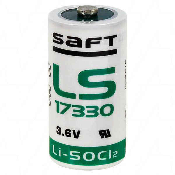 SAFT LS17330 3.6V Lithium Battery Industrial-Grade Power for Critical Metering & Monitoring - 2.1Ah Capacity, Stable Output, Long-Life Performance