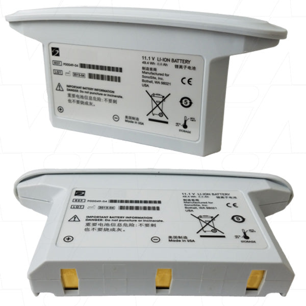 MI Battery Experts MB835B Medical-Grade 11.1V 4.8Ah Lithium-Ion Battery for Critical Healthcare Equipment
