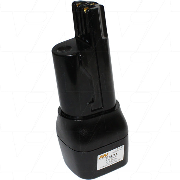 MI Battery Experts MB875A Medical NiCd Battery 9.6V, 600mAh, Hospital-Grade Power for Critical Equipment & Diagnostics