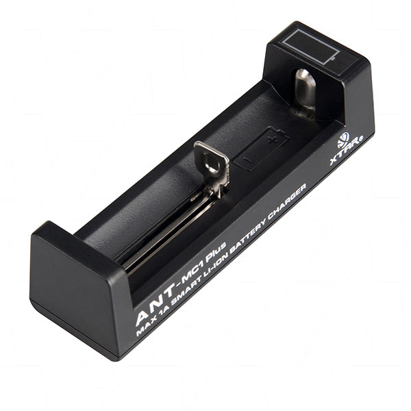 XTAR MC1 Plus Compact 1A Li-ion Battery Charger Intelligent Protection, LED Indicator, 27x26mm, 24g, for Camera & Vape Batteries