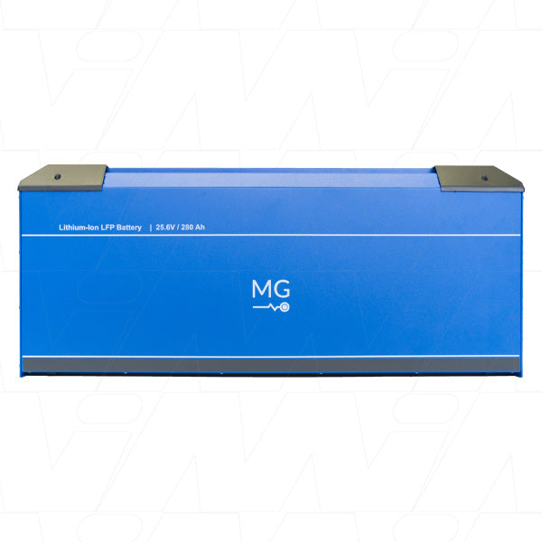MG Energy MGLFP240280-RJ45 LiFePO4 Battery 7.1kWh 25.6V 280Ah Professional-Grade Energy Storage with RJ45 Connectivity