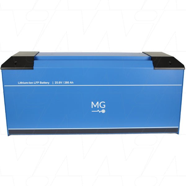 MG Energy MGLFP241280-M12 25.6V 280Ah LiFePO4 Battery for Marine, RV & Off-Grid - 7.1kWh Capacity, Compact Design