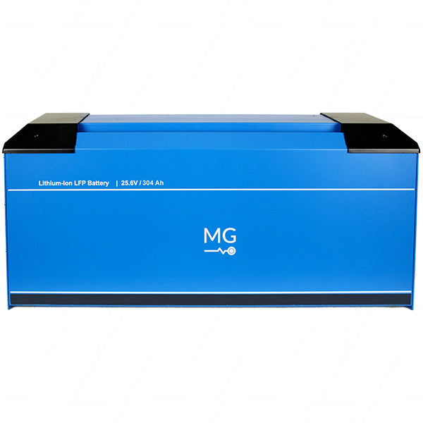 MG Energy MGLFP242304-M12HV 7.78kWh LiFePO4 Battery System, 25.6V, 304Ah, for Professional Off-Grid & Marine Use